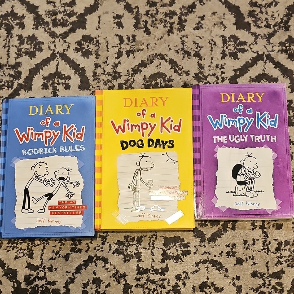 EUC Diary of a Wimpy Kid Book Set -Books 2, 4 & 5